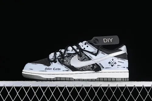 All Categories Nk SB Dunk Series Nk SB Dunk Low Low-top sneakers Nk Dunk Low Sanci Lab Dark Poker Old Dirty Shoes Premium Gray Cashew Pattern SB Strap Low-top Casual Shoes DM0108-001